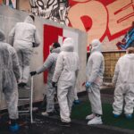 Graffiti Workshop für Firmen auf Übungswand