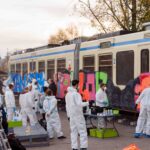 Firmen Graffiti Workshop Zürich auf original Zug